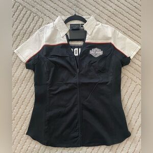 Harley-Davidson Women's Elemental Zip Front Shirt 99024-23VW